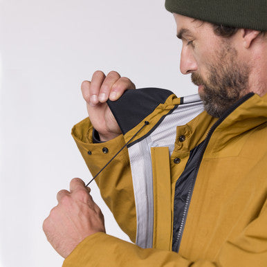SALEWA Fanes 3L PTX Hemp 2 in 1 Parka M Golden Brown