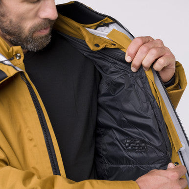 SALEWA Fanes 3L PTX Hemp 2 in 1 Parka M Golden Brown