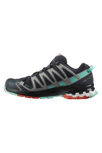 SALOMON Trail Running Shoe XA Pro 3D v8 W Ebony/Yucca/Mecca Orange