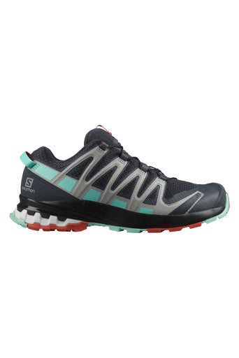 SALOMON Trail Running Shoe XA Pro 3D v8 W Ebony/Yucca/Mecca Orange