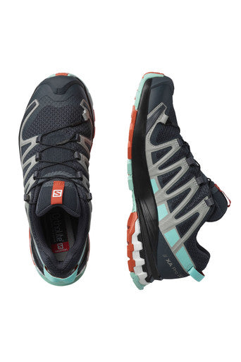 SALOMON Trail Running Shoe XA Pro 3D v8 W Ebony/Yucca/Mecca Orange