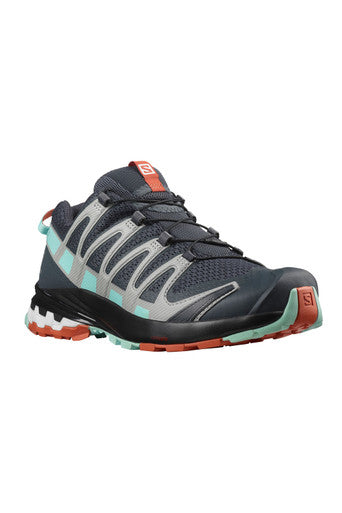 SALOMON Trail Running Shoe XA Pro 3D v8 W Ebony/Yucca/Mecca Orange
