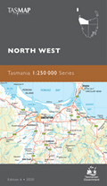 NORTH WEST TASMANIA 1:250000 Topographic Map