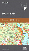 SOUTH EAST TASMANIA 1:250000 Topographic Map