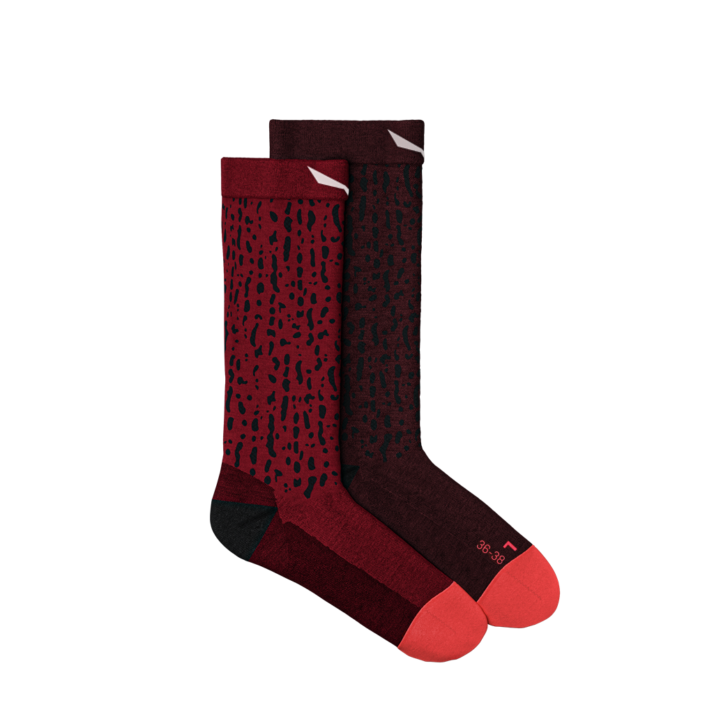 SALEWA Mountain Trainer Salamander Merino Crew Socks Women