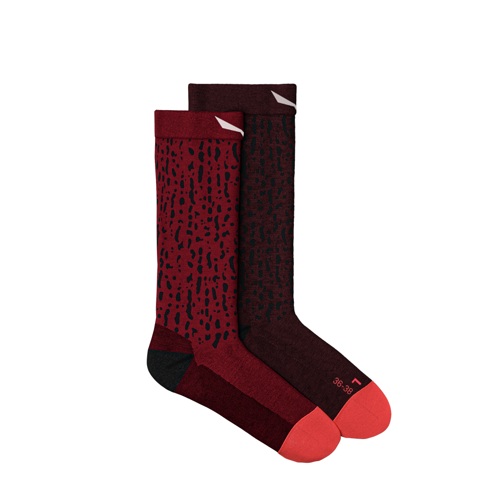 SALEWA Mountain Trainer Salamander Merino Crew Socks Women