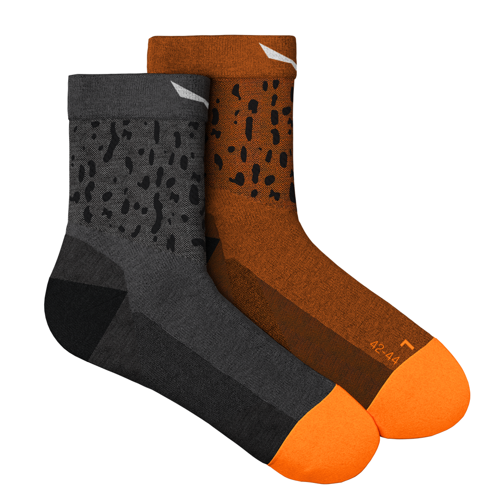 SALEWA Mountain Trainer Salamander Merino Quarter Socks Mens