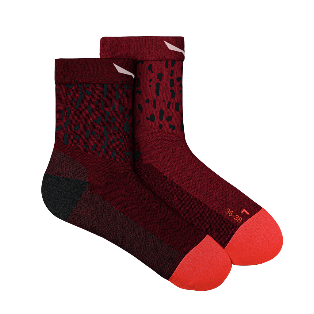 SALEWA Mountain Trainer Salamander Merino Quarter Socks Women