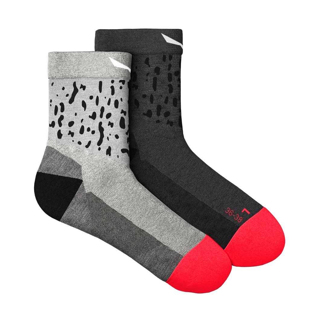SALEWA Mountain Trainer Salamander Merino Quarter Socks Women