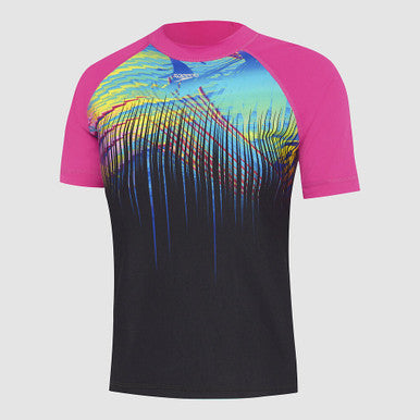 SPEEDO Boom Rash Short Sleeve Girls Vest