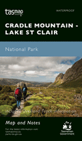 Cradle Mountain Lake St Clair Map - Waterproof