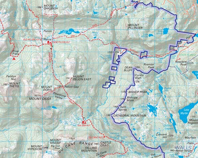 Cradle Mountain Lake St Clair Map - Waterproof