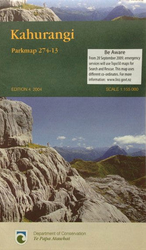 Kahurangi Parkmap