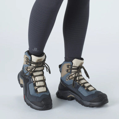 SALOMON Hiking Boot Quest Element GTX W Ebony / Rainy Day / Stormy Weather