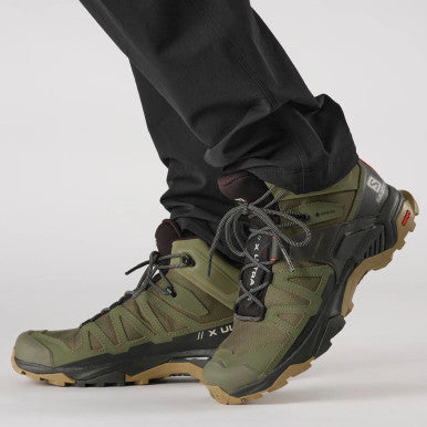 SALOMON Hiking Shoe X Ultra 4 Mid GTX M Deep Lichen Green