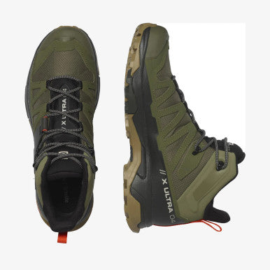 SALOMON Hiking Shoe X Ultra 4 Mid GTX M Deep Lichen Green