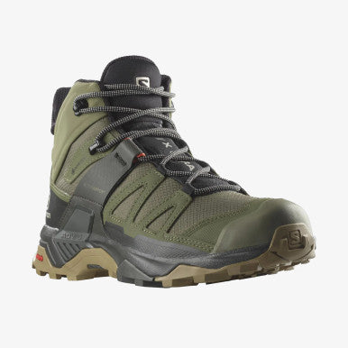 SALOMON Hiking Shoe X Ultra 4 Mid GTX M Deep Lichen Green