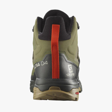 SALOMON Hiking Shoe X Ultra 4 Mid GTX Wide M Deep Lichen Green / Peat / Kelp