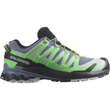 SALOMON Trail Running Shoe XA PRO 3D v9 M Flint Stone / Green Gecko / Black