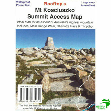 Mt Kosciuszko Summit Access Map