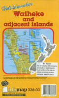 Waiheke and Adjacent Islands Holidaymaker Map