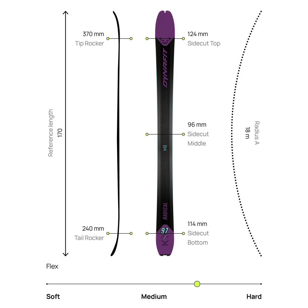 DYNAFIT Touring Ski Radical 97 W