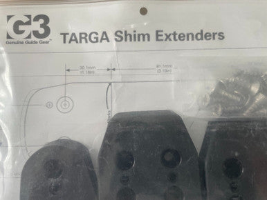 G3 Targa Shim Extenders 15mm