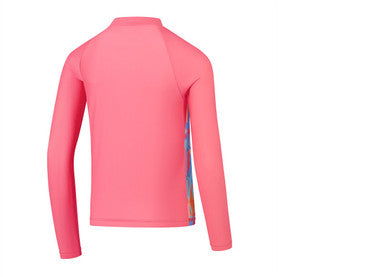 SPEEDO Printed Long Sleeve Rash Top Girls