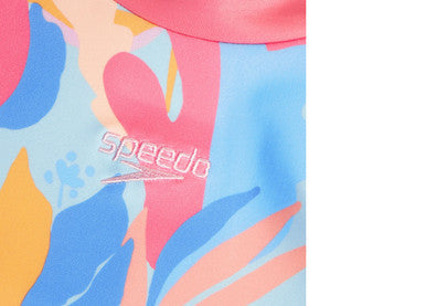 SPEEDO Printed Long Sleeve Rash Top Girls