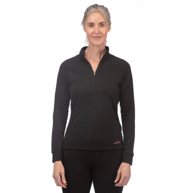 MONT Power Dry LS Zip Polo Womens