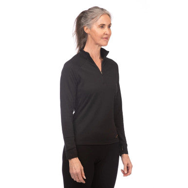 MONT Power Dry LS Zip Polo Womens