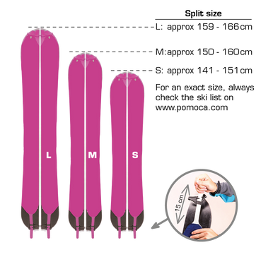POMOCA Splitboard Pro R2C Skins 145mm