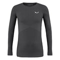 SALEWA Zebru Responsive Longsleeve Tee Men M Grey/Onyx