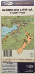 Waikaremoana and Whirinaki Recreation Area Map